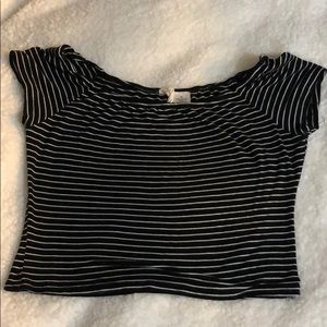 Striped crop top